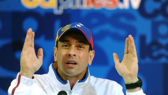Opositor Capriles no se rinde. (AFP)