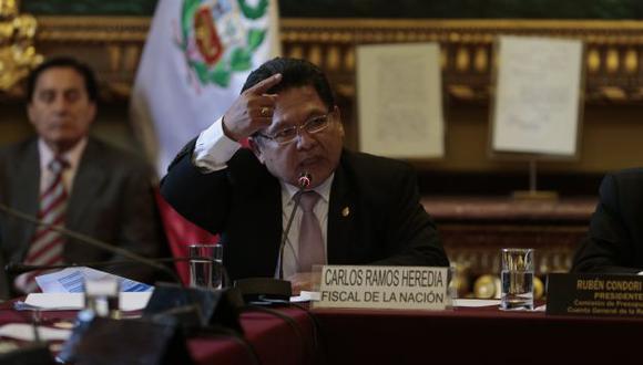 A la tercera va la vencida. Hay expectativa por la presencia del fiscal Ramos en el Congreso. (Nancy Dueñas)