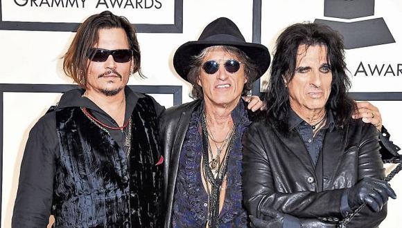 Grupo 'Hollywood Vampires' iría a Sudamérica con Johnny Depp. (USI)