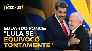 Eduardo Ponce: “Lula se equivocó tontamente -sobre Maduro-”