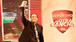 Paco Bazán confirmó que seguirá al frente de su programa “El deportivo en otra cancha”