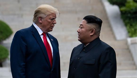 Donald Trump, presidente de Estados Unidos, y Kim Jong-un, mandatario de Corea del Norte. (Foto: AFP)