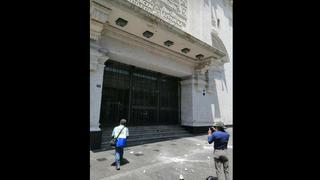 Arequipa: estructura del Teatro Municipal registra leves daños tras sismo de magnitud 5.5