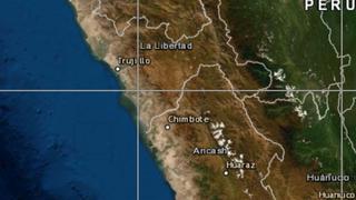 IGP: sismo de magnitud 4,8 remeció Áncash esta madrugada