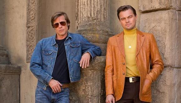 Brad Pitt y Leonardo DiCaprio como Rick y Cliff, personajes principales de Once Upon a Time in Hollywood (Foto: Instagram)