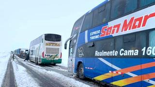 Sutran recomienda a ciudadanos a postergar viajes hacia zonas afectadas por lluvias y nevadas 
