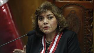 Zoraida Ávalos se contradice al defender al fiscal Omar Tello