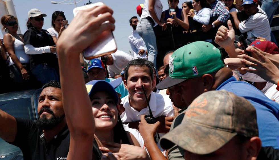 Juan Guaidó afirma que el único terror en Venezuela es el del hambre.   (Foto: Reuters)