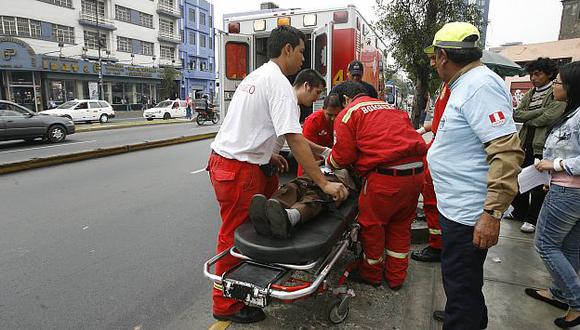 Los hombres de rojo también atendieron más de 100 emergencias médicas. (Perú21)