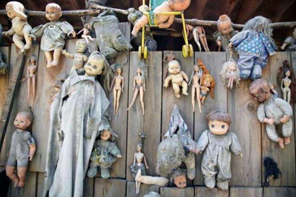 La isla de las muñecas en Xochimilco, México. Dicen que el lugar está embrujado. (Cortesía: Es la moda)