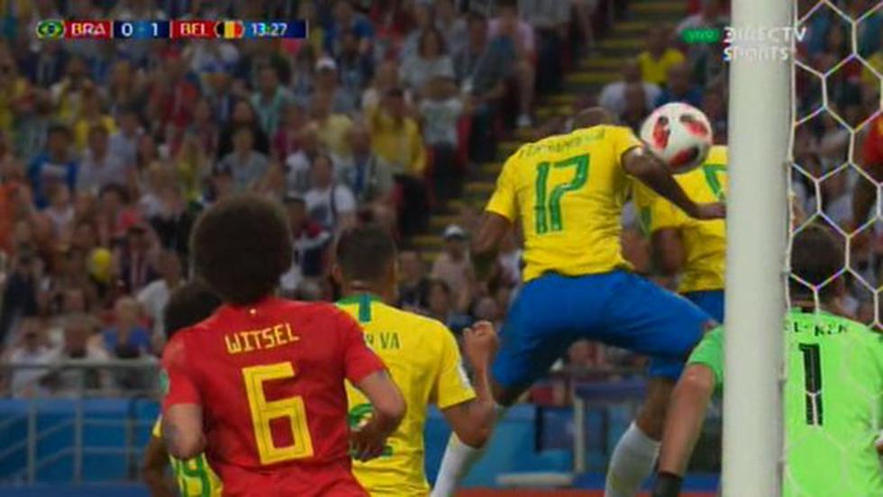 En la primera mitad del encuentro, el cuadro belga abrió el marcador por intermedio de un autogol de Fernandinho. (DirecTV Sports)