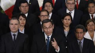Presidente Vizcarra anuncia cuestión de confianza por reformas políticas
