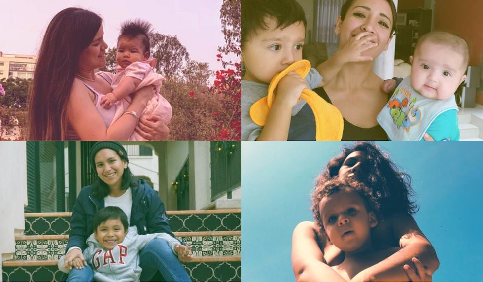 Brenda Rojas, Catherine Delgado, Kelly Tello y Lorena Lock cuentan sus historias de maternidad. (Perú21)