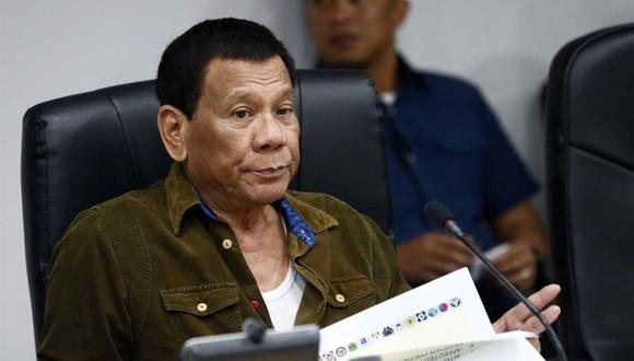 El polémico mandatario de Filipinas, Rodrigo Duterte. (Foto: EFE)