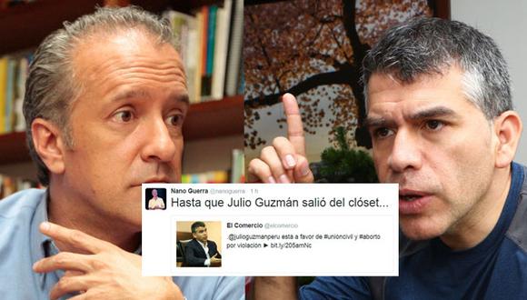 Nano Guerra García y Julio Guzmán enfrentados por la Unión Civil (USI)