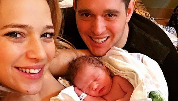 Luisana Lopilato y Michael Bublé presentaron a su segundo hijo. (Facebook Luisana Lopilato)