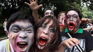 Japón: El parque Yoyogi de Tokio fue invadido por decenas de zombies