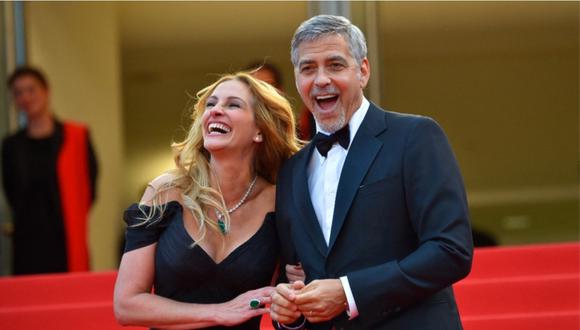 George Clooney y Julia Roberts volverán a reunirse en "Ticket to Paradise". (Foto: AFP)