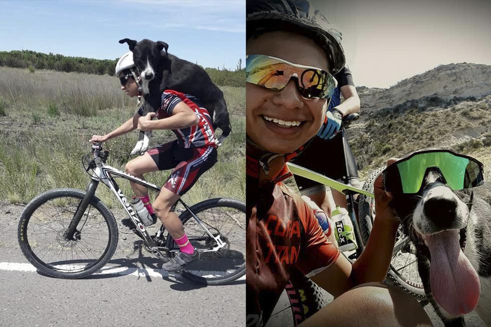 Ciclistas cargaron a un perro deshidratado que encontraron en medio de la carretera. Su objetivo era salvarlo. (Facebook | Marican Team)