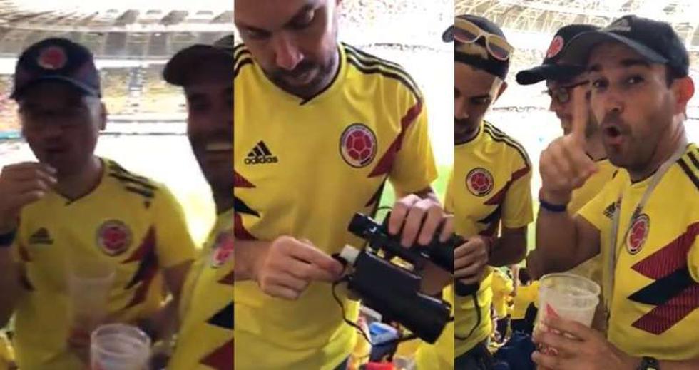 Mundial Rusia 2018: Avianca despidió a colombiano que introdujo licor ilegalmente al estadio. (Facebook)