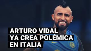 Arturo Vidal ya crea polémica entre algunos aficionados del Inter de Milán