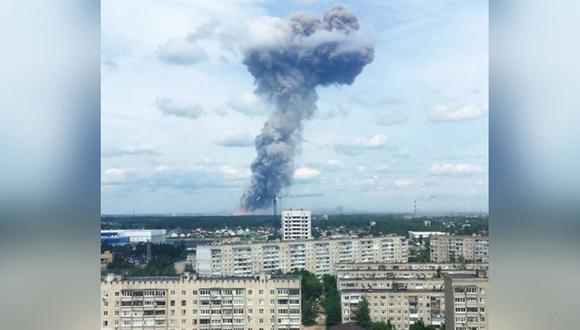 Rusia: Explosión de fábrica Kristall de explosivos deja al menos 19 heridos en Dzerzhinsk. (Foto: Reuters)