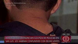 San Luis: Adolescentes denunciaron golpiza por parte de policías [Video]
