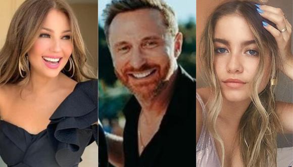 Thalía, David Guetta y Sofía Reyes se unen a la iniciativa social “HUMAN (X)”. (Foto: Composición con fotos de Instagram)