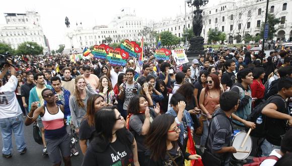 Más de un millón 700 mil peruanos adultos se identifican como comunidad LGTB, según encuesta Ipsos. (GEC)