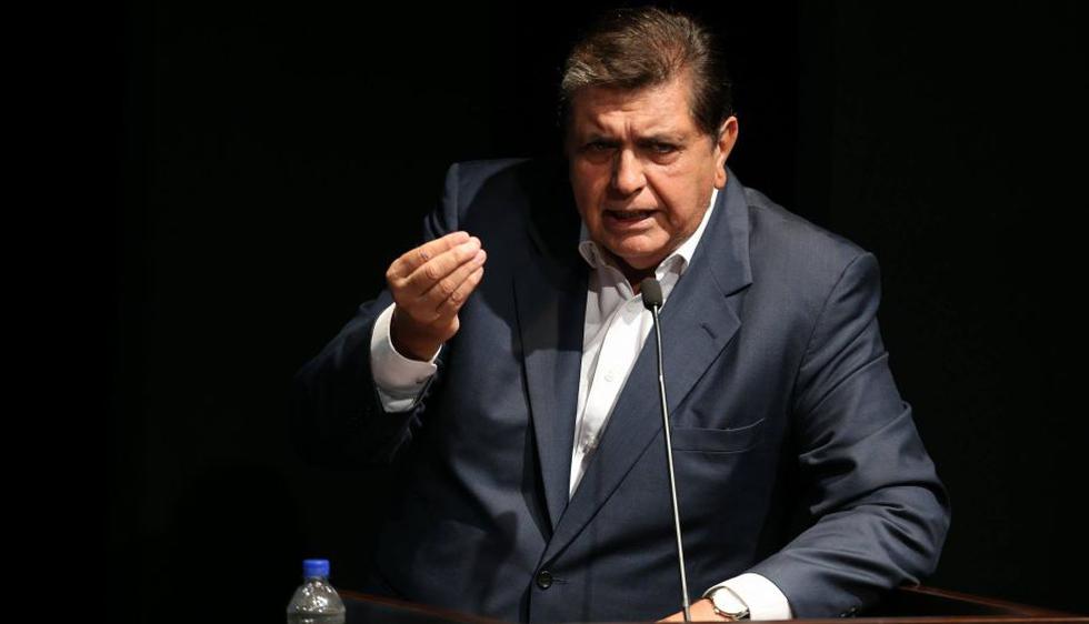 Alan García propuso eliminar la inmunidad parlamentaria y ministerial. (Luis Gonzales/Perú21)
