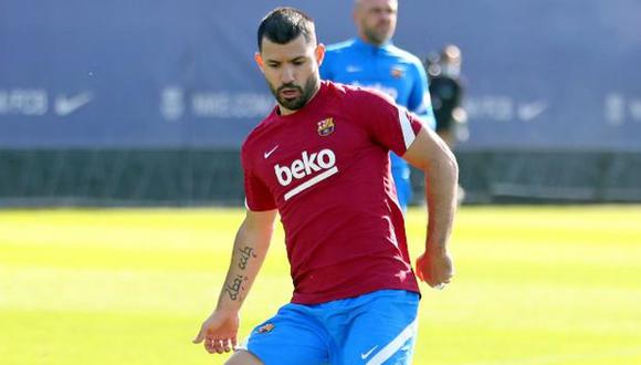 Barcelona anunció el tiempo de baja del 'Kun' Agüero. (Foto: Twitter de FC Barcelona)