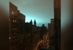 Explosión de un transformador iluminó de azul el cielo de Nueva York