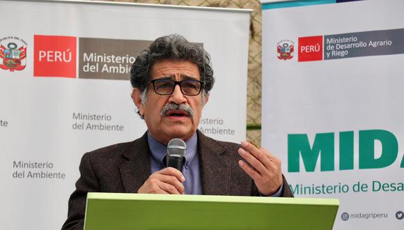 Andrés Alencastre, ministro de Desarrollo Agrario y Riego. (Foto referencial: GEC)