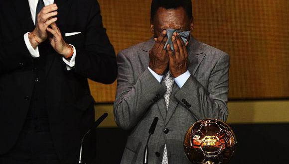 Balón de Oro: Pelé también lloró por galardón. (EFE)