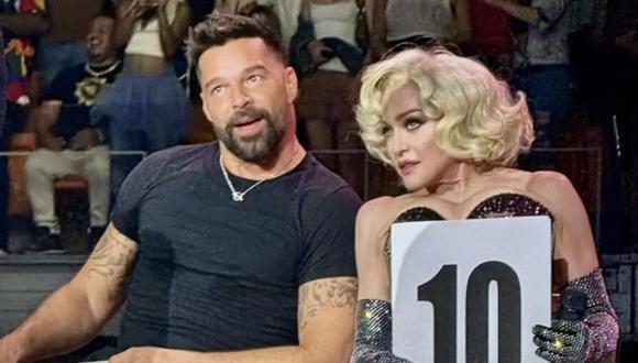Ricky Martin fue parte del show en Miami de Madonna. (Foto: Instagram)