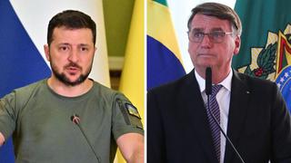 Volodimir Zelenski critica neutralidad de Bolsonaro frente a invasión Rusa