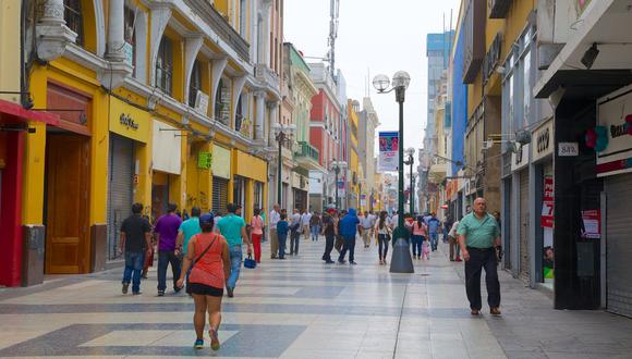 La icónica calle Jirón de la Unión. (Foto: Andina)