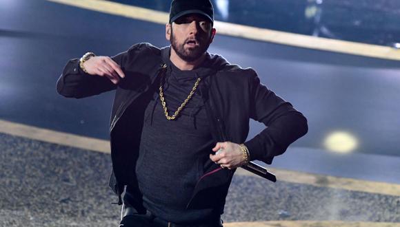 Eminem se presentó durante la 92a ceremonia anual de los Premios de la Academia en el Dolby Theatre de Hollywood, California (Foto: AFP)
