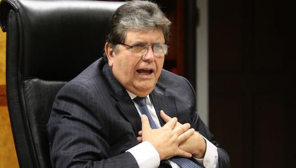 NO LO QUIEREN. Según Velásquez, el oficialismo no quiere de rival a Alan García para el 2016. (David Vexelman)