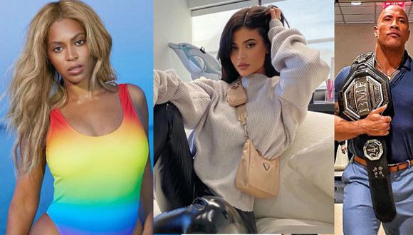 Kylie Jenner sigue ocupando el primer lugar de la lista cobrando $1,266,000 por publicación. (Fotos: Instagram)