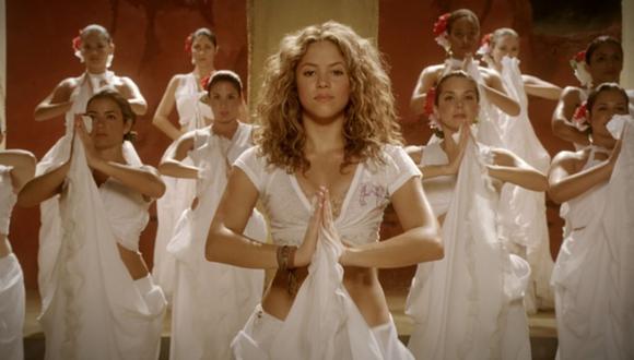 Shakira celebra los mil millones de reproducciones del video de “Hips Don’t Lie” en YouTube. (Foto: Captura)