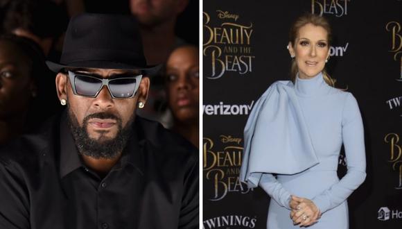 Celine Dion retirará colaboración con R. Kelly de los servicios de streaming (Fotos: AFP)