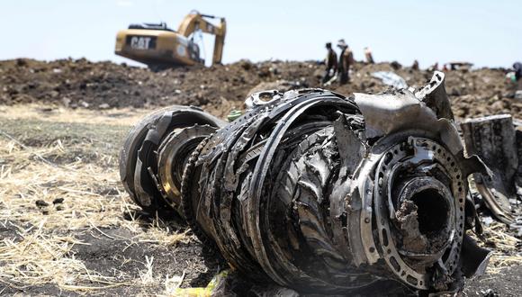 Restos del accidente de avión que acabó con la vida de 157 personas. (Foto: AFP)