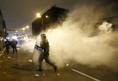Se registran enfrentamientos entre manifestantes y la Policía en los exteriores del Congreso
