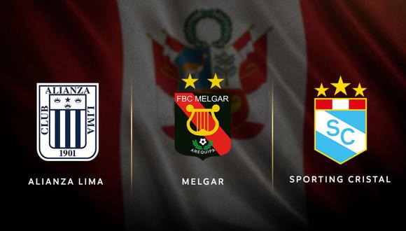 Alianza Lima, Melgar y Sporting Cristal serán los representantes peruanos en la Libertadores 2023 (Foto: Conmebol)