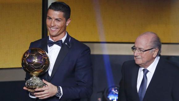 Cristiano Ronaldo ganó su tercer Balón de Oro. (Reuters)