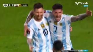 Con el sello de Messi: el golazo del 3-0 de Argentina vs. Venezuela [VIDEO]