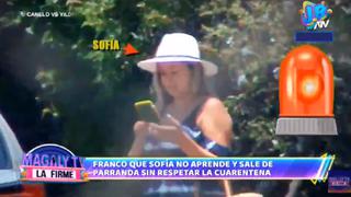 Sofía Franco no cumple con cuarentena tras regresar de México 