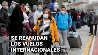 Conoce los detalles de la reactivación de vuelos internacionales en el Perú