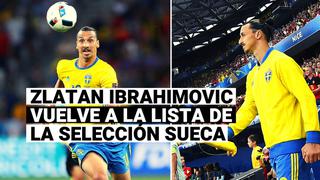 Zlatan Ibrahimovic vuelve a una convocatoria de la selección sueca tras cinco años